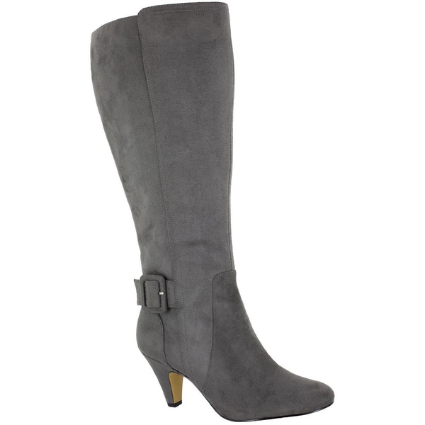 troy ii plus womens suede knee-high knee-high boots