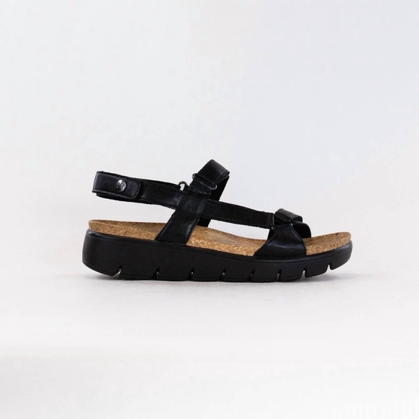 women's henna sandal in black
