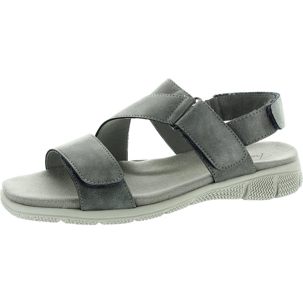 womens strappy synthetic ankle strap