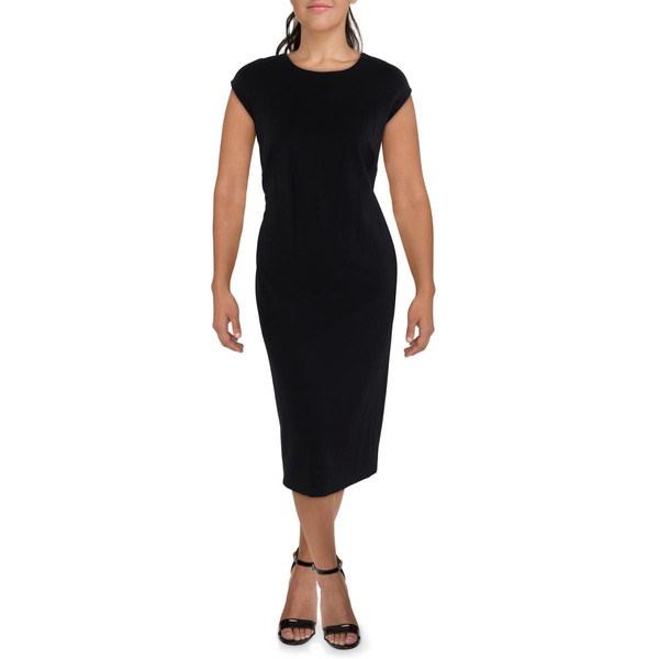 plus womens daytime casual fit & flare dress