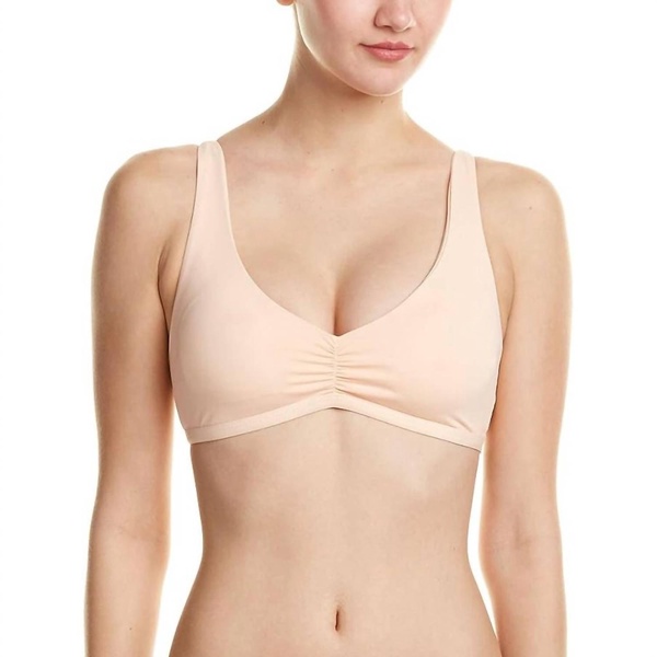 c'est la vie bikini top in creamsicle
