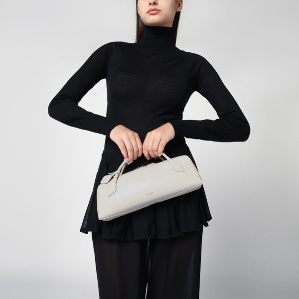 Alaia Le Teckel Ivory Leather Clutch Women