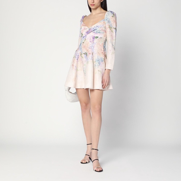 Zimmermann Dawning Mini Dress With Floral Print Women