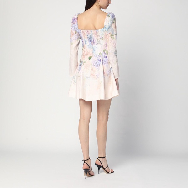Zimmermann Dawning Mini Dress With Floral Print Women
