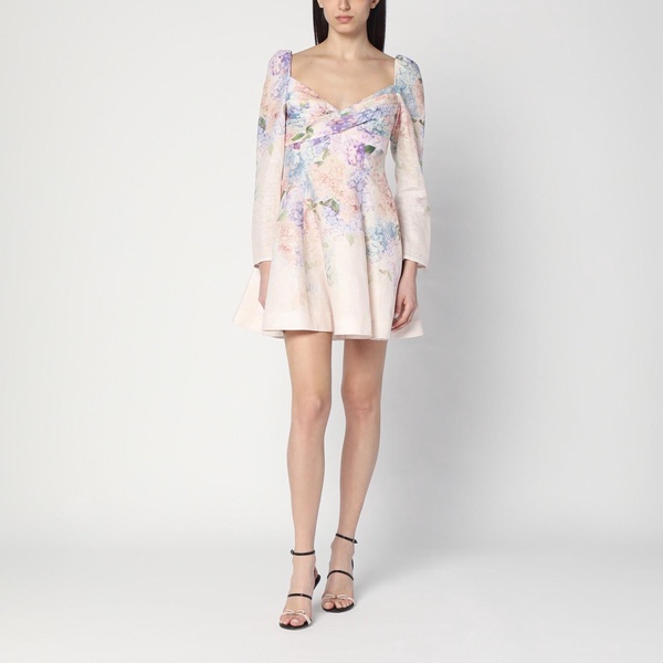 Zimmermann Dawning Mini Dress With Floral Print Women
