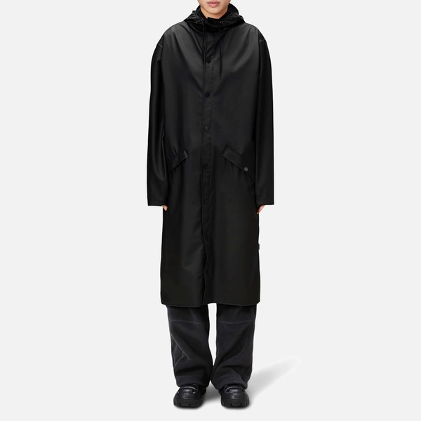 Rains Faux Leather Longer Jacket - XS