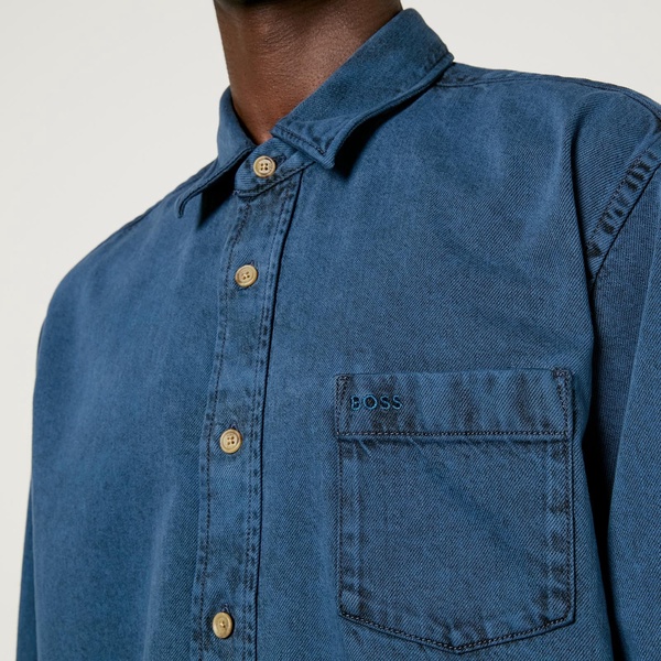BOSS Orange Lamboo Cotton-Twill Shirt - XL