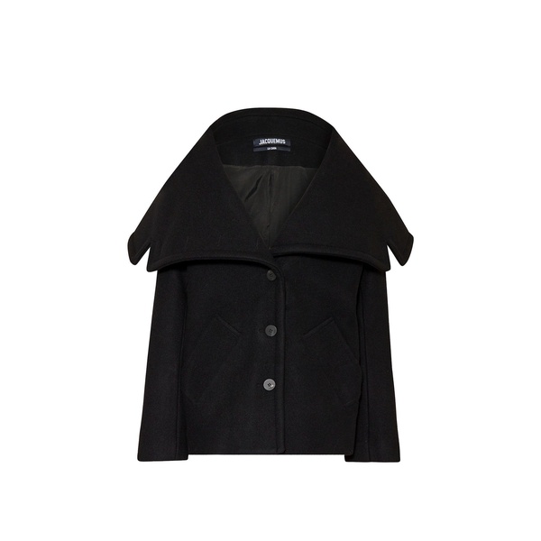 Jacquemus Le Caban Caruso Draped-Collar Jacket Women