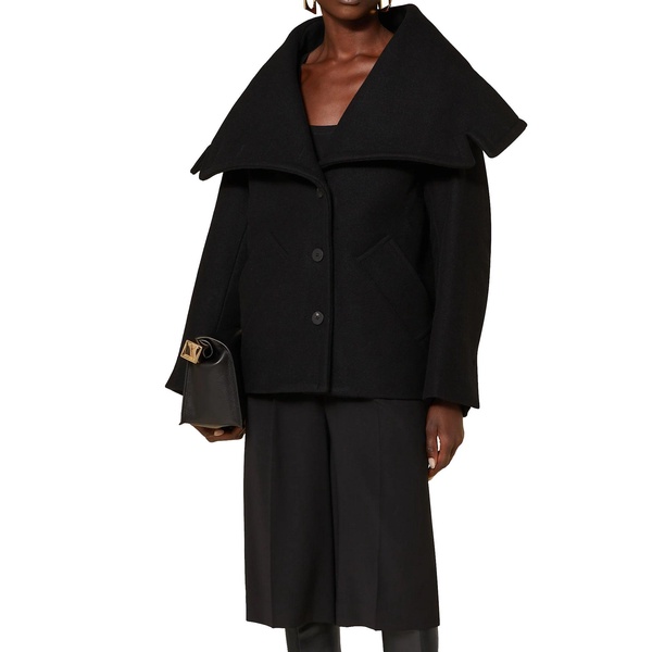 Jacquemus Le Caban Caruso Draped-Collar Jacket Women