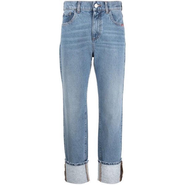 Denim Straight-Leg Jeans