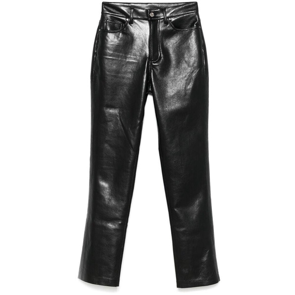 Denim High-Waisted Trousers