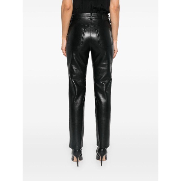 Denim High-Waisted Trousers