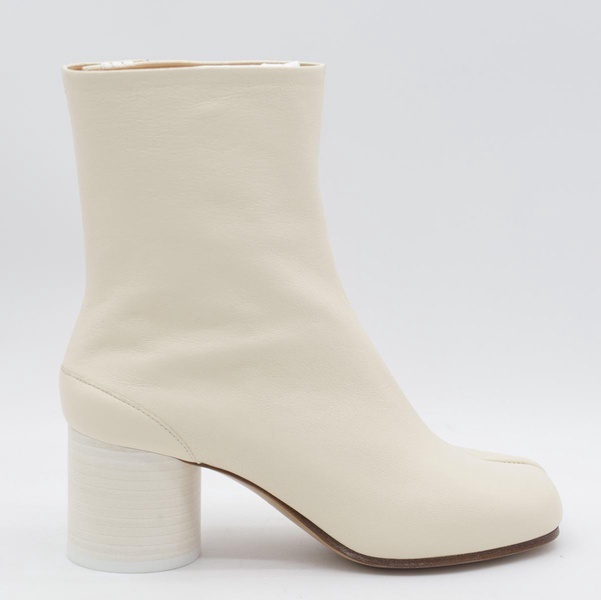 Maison Margiela White Leather Boots