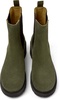 Green Nubuck Ankle Boots for Women