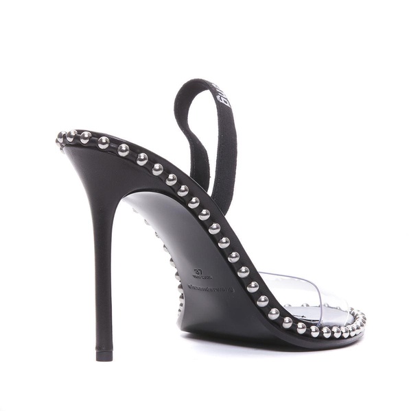 Alexander Wang Women's Nova Faux Leather Heeled Sandals - UK 3