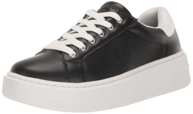 daili womens padded insole faux leather casual and fashion sneakers