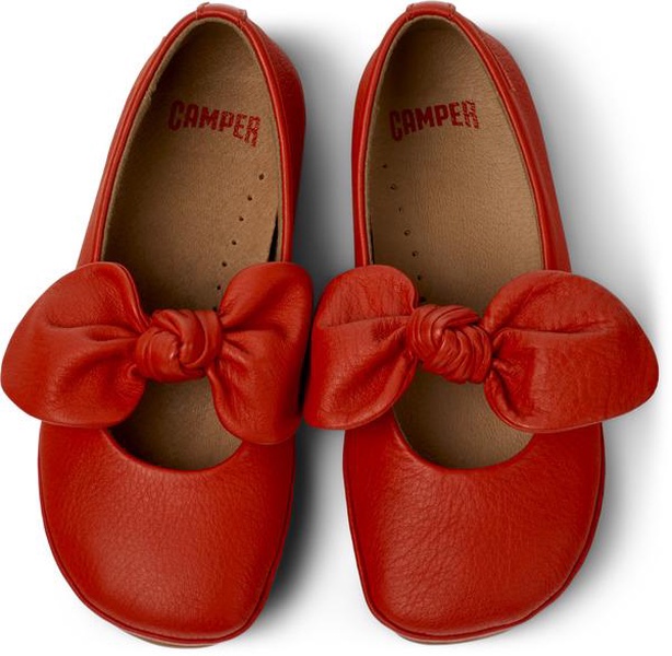 Red Leather Ballerina for Kids.