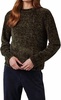 crew neck chenille sweater in italian herb