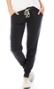 fleece jogger pant in true black