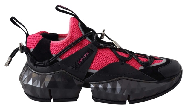 electric elegance leather mesh women's sneakers