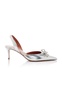 Rosie Metallic-Leather Slingback Pumps