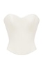 Wool Suiting Corset Top