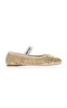 Crystal-Embellished Ballerina Flats