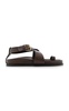 Dula Criss-Cross Leather Sandals