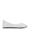 Perforated Leather Ballet Flats
