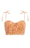 Moringa Vuelo Atardecer Cotton Cropped Top