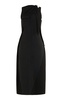 Knot Tailored Wool Maxi Dress
