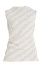 Tali Tartan-Checked Cotton-Blend Top