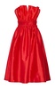 Macuna Pleated Silk Midi Dress