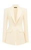 Stone Stretch Crepe Blazer Jacket