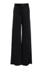 Cuff-Slit Satin Wide-Leg Trousers