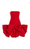 Bow-Detailed Silk Mini Dress