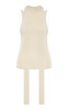 Scarf-Detailed Knit Tank Top