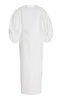 Danielle Puff-Sleeve Cotton-Blend Maxi Dress
