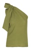 De Lejos Asymmetric Linen Top