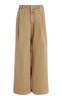 Daryl Pleated Wide-Leg Jeans