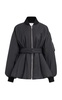Belted Cotton Bomber Jacket
