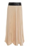Tansia Plissé Georgette Midi Skirt