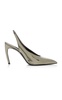 Viper Vegan Patent Leather Slingback Pumps