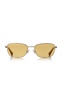Square-Frame Metal Sunglasses