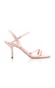 Metallic Leather Sandals 