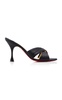 Nicol Is Back 85mm Crepe Satin Sandals