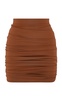 Patton Ruched Mini Skirt
