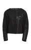 Cropped Leather Jacket
