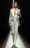 Tailored Silk-Wool Wide-Leg Pants