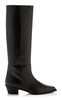 Arla Leather Western Knee Boots